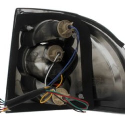 Πίσω φανάρια για Opel Astra F cabrio / combi (1991-1999) - μαύρα - σετ 2τμχ.