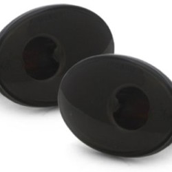 Φλας Opel Astra F /  Corsa B / Corsa C /  Tigra - μαύρο χρωμίου - σετ 2τμχ.