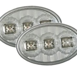 Led φλας για Opel AStra F / Corsa B - χρωμίου - σετ 2τμχ.