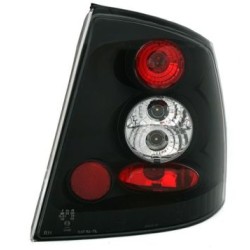 Πίσω φανάρια για Opel Astra G coupe / sedan 2/4 πορτο (1998-2004) - μαύρα - σετ 2τμχ.