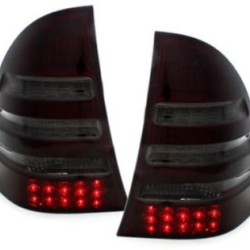 Πίσω φανάρια led για Mercedes combi C-Class W203 (2000-2004) - μαύρα - σετ 2τμχ.
