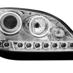 Φανάρια εμπρός led για Mercedes ML W164 (2005-2008) , χωρίς λάμπες (Η7) - σετ 2τμχ.