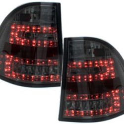 Πίσω φανάρια led για Mercedes ML W163  (1998-2006) - μαύρα - σετ 2τμχ.