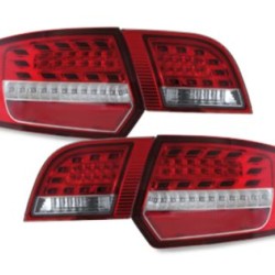 Πίσω φανάρια led για Audi A3 Sportback (2003-2008) - κόκκινα - σετ 2τμχ.
