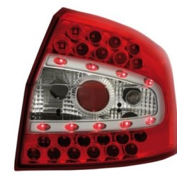 Πίσω φανάρια led για Audi A4 sedan (2001-2004) - κόκκινα - σετ 2τμχ.