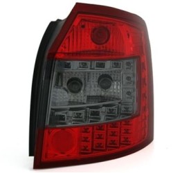 Πίσω φανάρια led για Audi A4 combi (2001-2004) - φιμέ φλας - σετ 2τμχ.