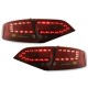 Πίσω φανάρια led για Audi A4 sedan (2007+) - κόκκινα / φιμέ - σετ 2τμχ.