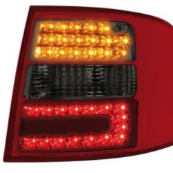Πίσω φανάρια led Audi A6 combi (1997-2004) - φιμέ φλας - σετ 2τμχ.