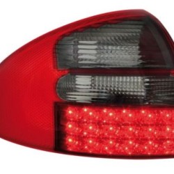 Πίσω φανάρια led για Audi A6 sedan (1997-2004) - chrome φιμέ - σετ 2τμχ.