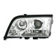 Φανάρια εμπρός για Mercedes C-CLASS W202 (1993-2001) , chrome , με λάμπες (Η1) - σετ 2τμχ.