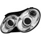 Φανάρια εμπρός για Mercedes CLK W209 / C209 (2003-2009) , χωρίς λάμπες (Η7) - σετ 2τμχ.