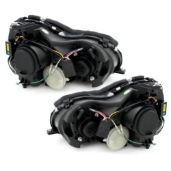 Φανάρια εμπρός led για Mercedes CLK W209 / C209 (2003-2009) , με λάμπες (Η1) - σετ 2τμχ.