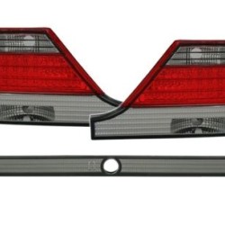 Πίσω φανάρια led Mercedes W140 (1991-1998) - φιμέ φλας - σετ 2τμχ.