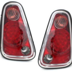 Πίσω φανάρια led για Mini Cooper (2002-2004) - μαύρα - σετ 2τμχ.