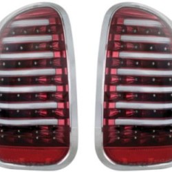 Πίσω φανάρια led για Mini Cooper (2009+) - μαύρα - σετ 2τμχ.