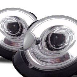 Φανάρια εμπρός για Mini cooper (2006-2010) - led bar design , με λάμπες (Η1) - σετ 2τμχ. Φανάρια εμπρός για Mini cooper (2006-2010) - led bar design , με λάμπες (Η1) - σετ 2τμχ.