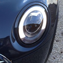 Φανάρια εμπρός για Mini cooper (2006-2010) - led bar design , με λάμπες (Η9) - σετ 2τμχ. Φανάρια εμπρός για Mini cooper (2006-2010) - led bar design , με λάμπες (Η9) - σετ 2τμχ.