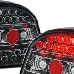 Πίσω φανάρια led για Vw Golf III - μαύρα - σετ 2τμχ.