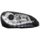 Φανάρια εμπρός led με φώτα ημέρας για Vw Golf 5 , χωρίς λάμπες (Η7) - σετ 2τμχ.