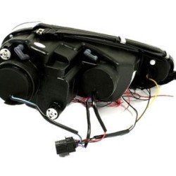 Φανάρια εμπρός angel eyes για Vw Golf 5 , μαύρα , με λάμπες (Η1) - σετ 2τμχ. Φανάρια εμπρός angel eyes για Vw Golf 5 , μαύρα , με λάμπες (Η1) - σετ 2τμχ.