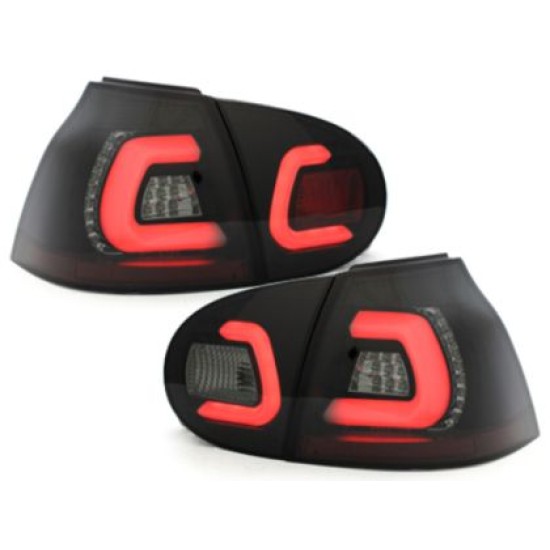 Πίσω φανάρια led για VW Golf 5  (2003-2009)  - lightbar design - σετ 2τμχ.