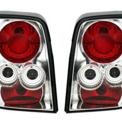 Πίσω φανάρια για Vw Passat 3Β / Β5 combi (1997-2000) - chrome - σετ 2τμχ.