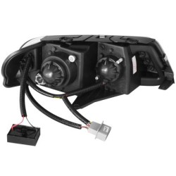 Φανάρια εμπρός led dayline για Vw Passat B5.5 (2001-2005) - μαύρα , με λάμπες (Η1) - σετ 2τμχ. Φανάρια εμπρός led dayline για Vw Passat B5.5 (2001-2005) - μαύρα , με λάμπες (Η1) - σετ 2τμχ.