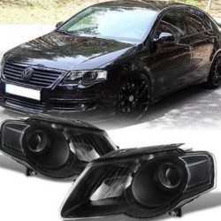 Φανάρια εμπρός για Vw Passat B6 (2005-2010) - μαύρα , χωρίς λάμπες (Η7) - σετ 2τμχ. Φανάρια εμπρός για Vw Passat B6 (2005-2010) - μαύρα , χωρίς λάμπες (Η7) - σετ 2τμχ.