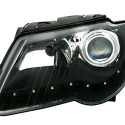 Φανάρια εμπρός led για Vw Passat 3C (2005+) - μαύρα , χωρίς λάμπες (Η7) - σετ 2τμχ.