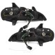 Φανάρια εμπρός led για Opel Tigra (1991-2000) - chrome , με λάμπες (Η1) - σετ 2τμχ.