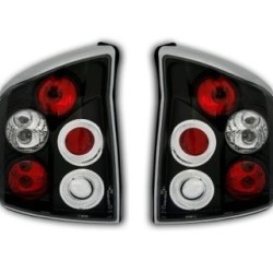 Πίσω φανάρια για Opel Vectra C (2002-2007) - μαύρα - σετ 2τμχ.
