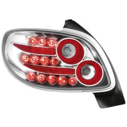 Πίσω φανάρια led για Peugeot 206 - σετ 2τμχ.