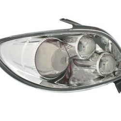Πίσω φανάρια για Peugeot 206 - χρωμίου - σετ 2τμχ.