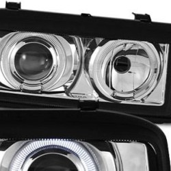 Φανάρια εμπρός angel eyes για Vw Corrado - chrome , χωρίς λάμπες (Η7) - σετ 2τμχ. Φανάρια εμπρός angel eyes για Vw Corrado - chrome , χωρίς λάμπες (Η7) - σετ 2τμχ.
