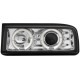 Φανάρια εμπρός angel eyes με CCFL δαχτυλίδια για Vw Corrado - chrome , με λάμπες (Η1) - σετ 2τμχ.