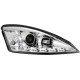 Φανάρια εμπρός Devil eyes led για Ford Focus (1998-2001) - chrome , με λάμπες (Η1) - σετ 2τμχ.