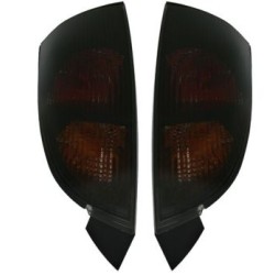 Πίσω φανάρια για Ford Focus hatchback (1998-2004) - μαύρα - σετ 2τμχ.