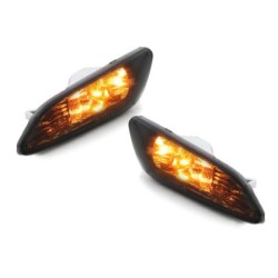 Φλας Alfa 147 / 156 / Fiat Tipo - μαύρο χρωμίου - σετ 2τμχ.