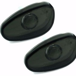 Φλας Alfa 145 / 146 / 155 / Spider  - μαύρο χρωμίου - σετ 2τμχ.