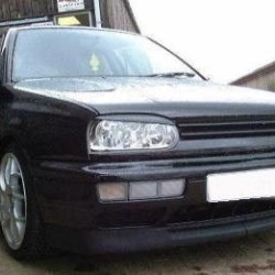 Φρυδάκια φαναριών για  Vw Golf 3 III - μαύρα
