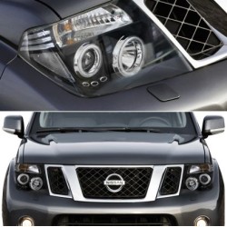 Φανάρια εμπρός led angel eyes για Nissan Navara D40 / Pathfinder (2005-2009) , με λάμπες (Η1) - σετ 2τμχ. Φανάρια εμπρός led angel eyes για Nissan Navara D40 / Pathfinder (2005-2009) , με λάμπες (Η1) - σετ 2τμχ.