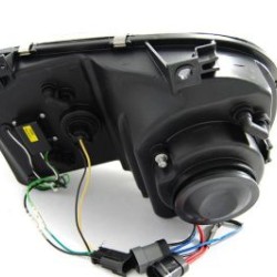 Φανάρια εμπρός με led για Chrysler 300C (2004-2008) - μαύρα , με λάμπες (Η1) - σετ 2τμχ. Φανάρια εμπρός με led για Chrysler 300C (2004-2008) - μαύρα , με λάμπες (Η1) - σετ 2τμχ.