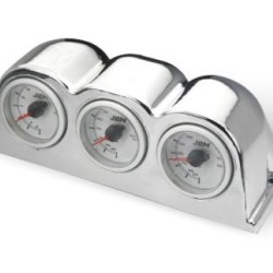 Κονσόλα - βάση για 2 όργανα μέτρησης 52 mm - χρωμίου