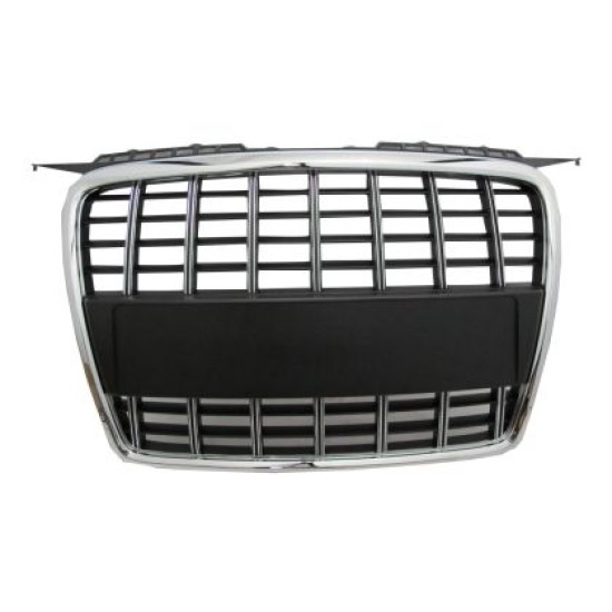 Μάσκα με βάση για σήμα για Audi A3 (2003-2008) - S3 Look πλαίσιο χρωμίου