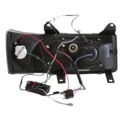 Φανάρια εμπρός led για Vw Transporter T4 (1990-2003) , μαύρα , με λάμπες (Η1) - σετ 2τμχ. Φανάρια εμπρός led για Vw Transporter T4 (1990-2003) , μαύρα , με λάμπες (Η1) - σετ 2τμχ.