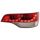 Πίσω φανάρια led Audi Q7  (2005-2009) - με άσπρο φλας - σετ 2τμχ.