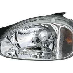 Φανάρια εμπρός για Opel Corsa B (1993-2001) - chrome , χωρίς λάμπες (Η7) - σετ 2τμχ.
