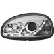 Φανάρια εμπρός led για Opel Corsa B (1993-2001) - chrome , με λάμπες (Η1) - σετ 2τμχ.