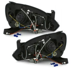 Φανάρια εμπρός angel eyes για Opel Corsa C (2001-2006) - black , με λάμπες (Η1) - σετ 2τμχ. Φανάρια εμπρός angel eyes για Opel Corsa C (2001-2006) - black , με λάμπες (Η1) - σετ 2τμχ.