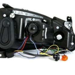 Φανάρια εμπρός led για Opel Corsa C (2001-2006) - chrome , με λάμπες (Η1) - σετ 2τμχ. Φανάρια εμπρός led για Opel Corsa C (2001-2006) - chrome , με λάμπες (Η1) - σετ 2τμχ.